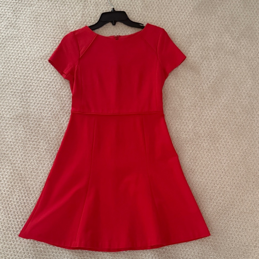 NWT- J Crew Vibrant Red Mini Dress